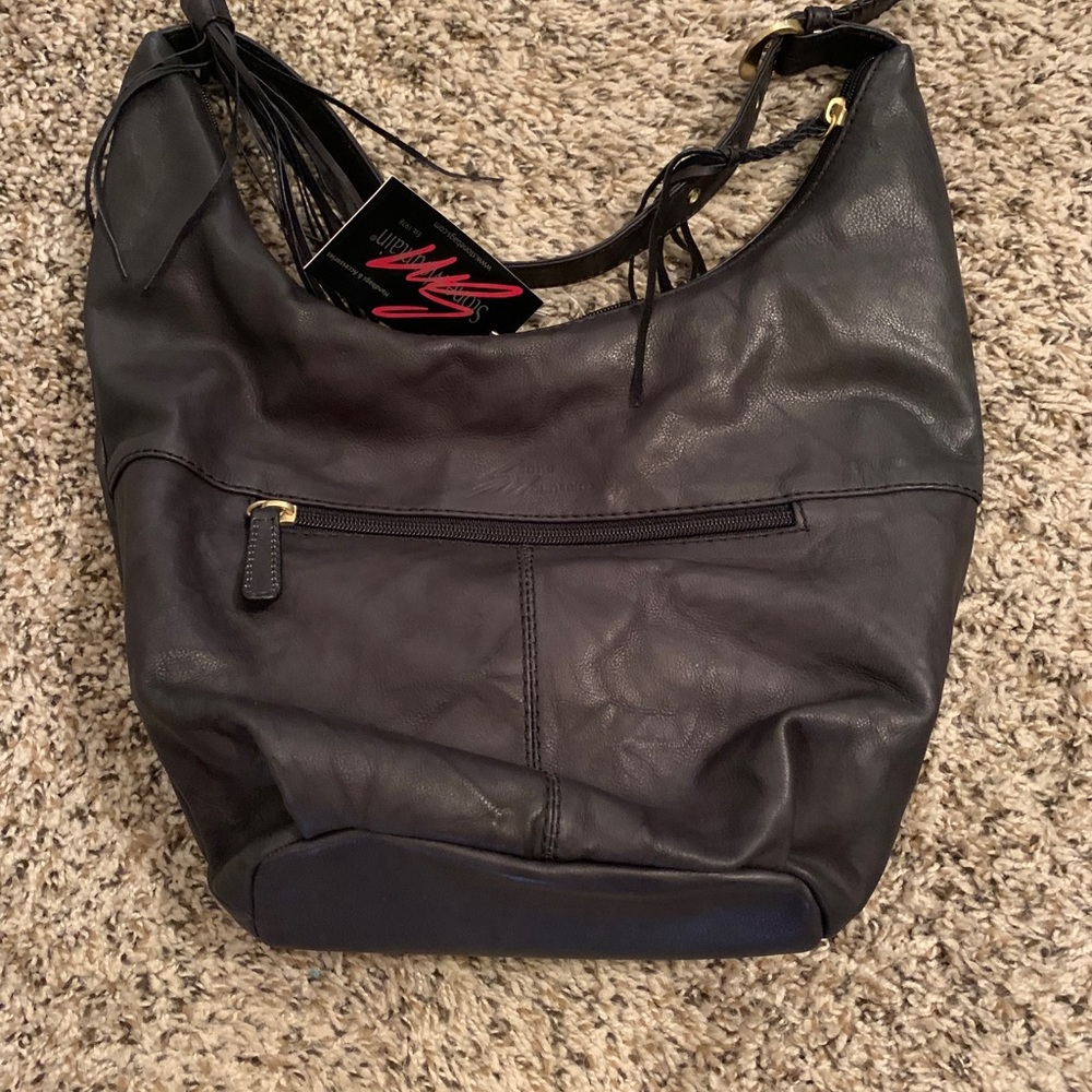 Vintage Stone Mountain Leather Handbag